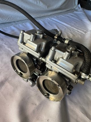 Harley Davidson evo Doble carburador tob edelbrock