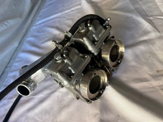 Harley Davidson evo Doble carburador tob edelbrock