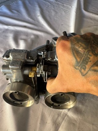 Harley Davidson evo Doble carburador tob edelbrock