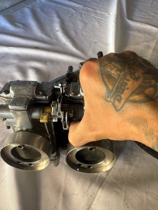 Harley Davidson evo Doble carburador tob edelbrock