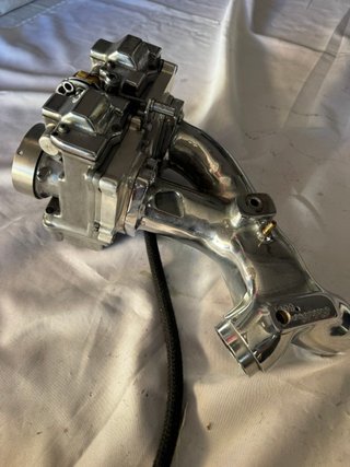 Harley Davidson evo Doble carburador tob edelbrock