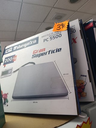 OFERTA!! Báscula Orbegozo PC 5500 Inoxidable