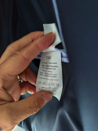 Traje de caballero azul Talla M