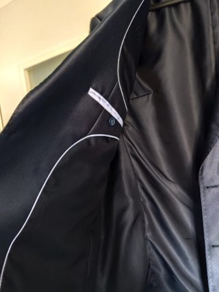 Traje de caballero azul Talla M