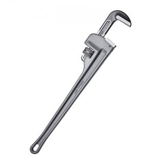 Llave de tubo, llave de tubo recta de aluminio de 24", llave de plomería ajustable, con mandíbula de alta resistencia y mango ergonómico, fácil de transportar, diseño colgante, para tuberías de ag...