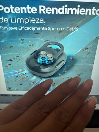 Robot pulizia piscina senza fili