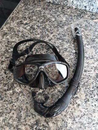 Gafas y tubo Cressi buceo