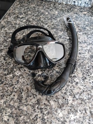 Gafas y tubo Cressi buceo