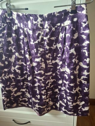 Falda Angel Schlesser Morado y Blanco