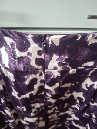 Falda Angel Schlesser Morado y Blanco
