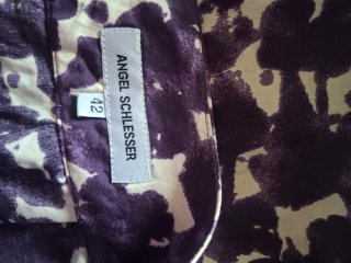 Falda Angel Schlesser Morado y Blanco