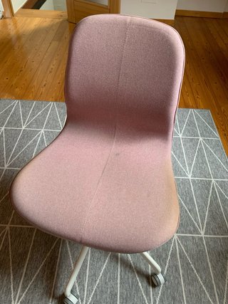 Silla Ikea Langfjäll con ruedas
