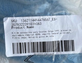 Recambios aspiradora Cecotec Conga 8290