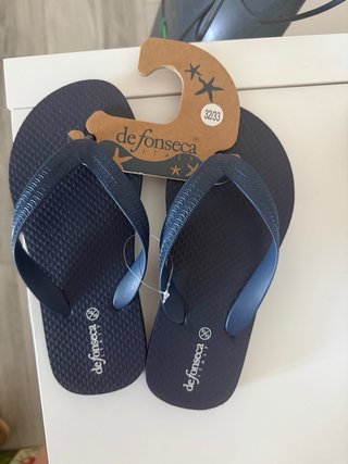 Infradito De Fonseca Bambina 28/29 Rosa e Blu 32