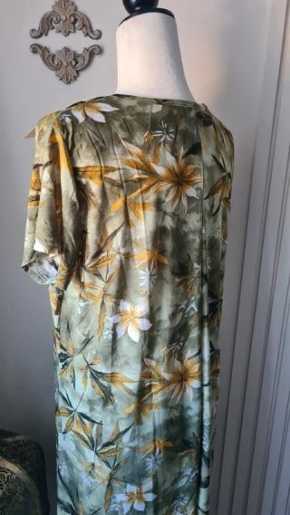 Vestido estampado floral T. XL.