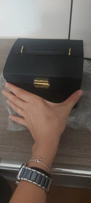 Portagioie nero e beige