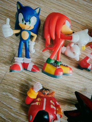 Confezione assortita di figure in metallo di Sonic Jada