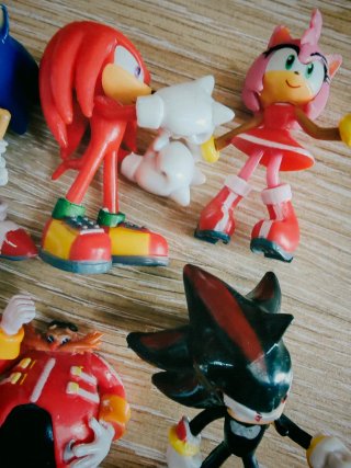 Confezione assortita di figure in metallo di Sonic Jada