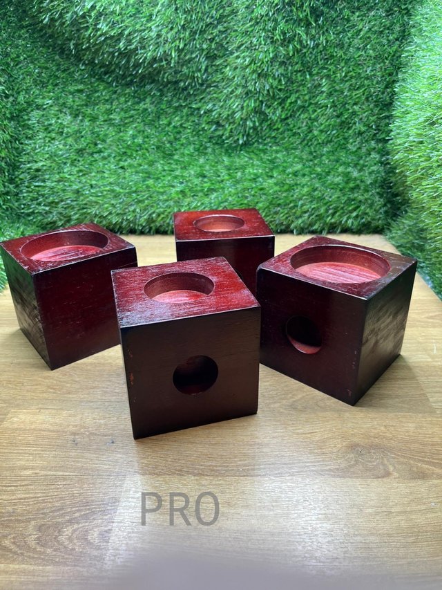 Set de 4 Elevadores Mesa Relaxdays