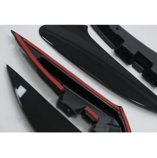 Aletines de paragolpes trasero para Mercedes CLA C