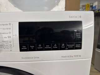Lavadora Bosch Wash & Dry 10/6 kg