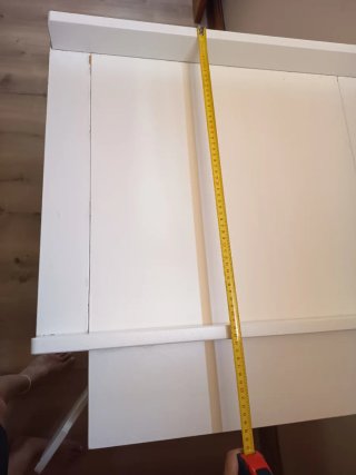 Mobile fasciatoio bianco per bambini