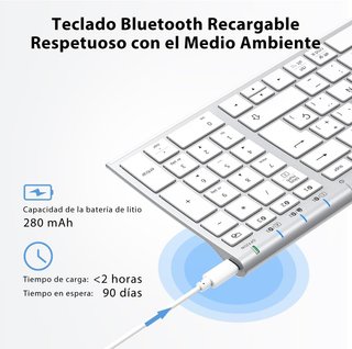 Tastiera Bluetooth iClever BK10 QWERTY x MAC ios