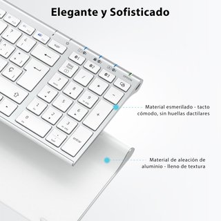 Tastiera Bluetooth iClever BK10 QWERTY x MAC ios
