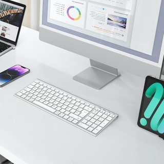 Tastiera Bluetooth iClever BK10 QWERTY x MAC ios