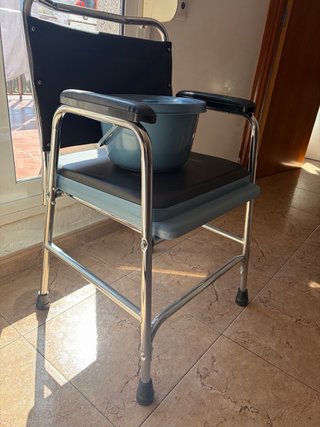 Silla inodoro con reposabrazos sin estrenar