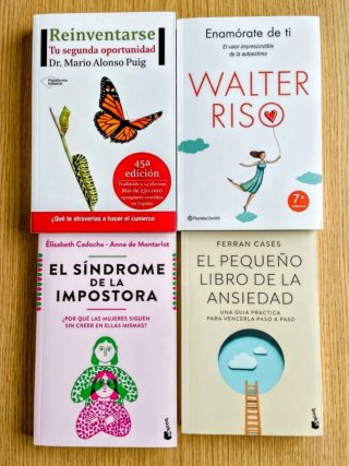 Pack  4 Libros de Psicología y Autoestima