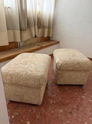 8 sillones y 2 taburetes de tela
