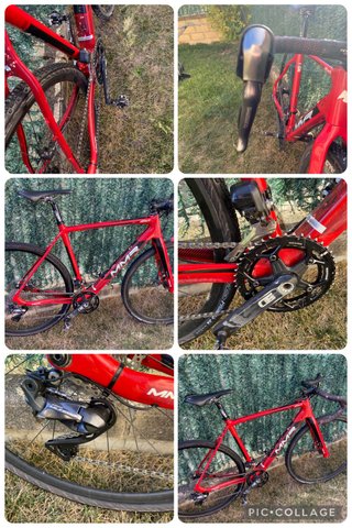 Bicicletta MMR CX rossa