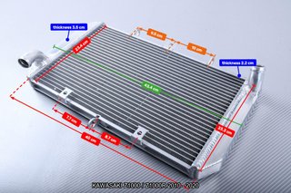 Radiador KAWASAKI Z1000 / Z1000R 2010 - 2020