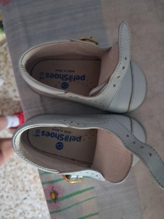 Zapatos de bebé.talla 19. Se utilizó en un bautizo