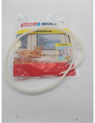 tesamoll Perfil I STANDARD - Burlete Cortavientos - Cinta Autoadhesiva de Espuma adecuado para Aislar Ventanas y Puertas del Hogar