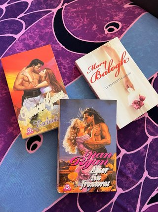 Lote 3 libros novela romántica