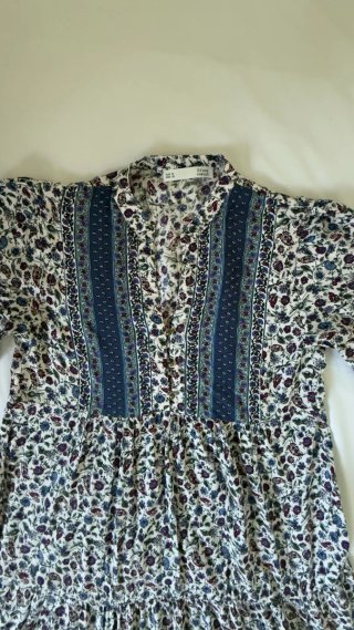 Vestido Sfera, estampado floral, Talla M