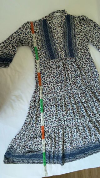 Vestido Sfera, estampado floral, Talla M
