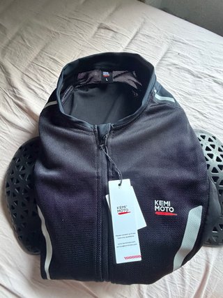 Chaqueta de moto KEMIMOTO con protecciones