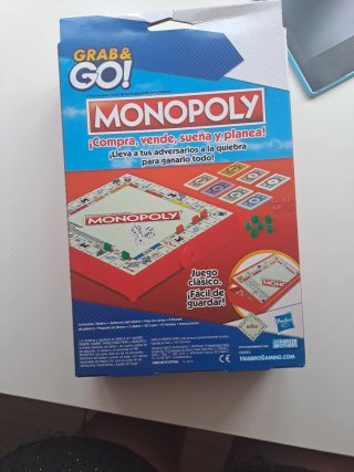 Monopoly Grab & Go Gioco da Tavolo