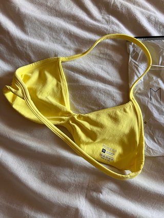 Sujetador deportivo Musera amarillo