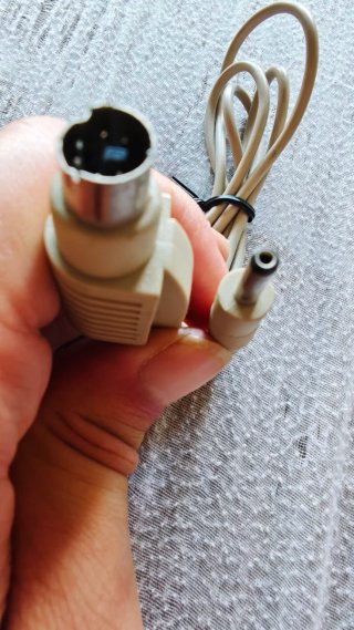 Cable Adaptador Vintage DIN 5P Macho a Jack DC