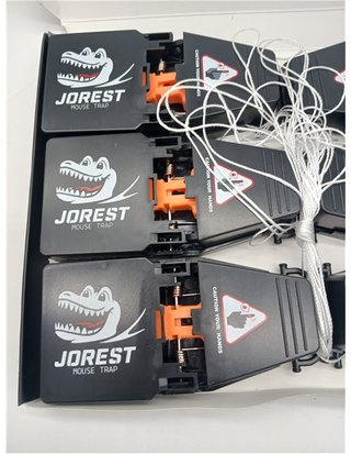 Jorest 6pcs Trampas para Ratones - Trampas Ratas Alta sensibilidad atrapa y Mata inmediato - Reutilizable Ratonera Cepo para Inter