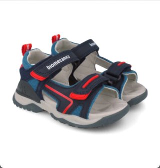 Sandali Biomecanics Blu e Rosso
