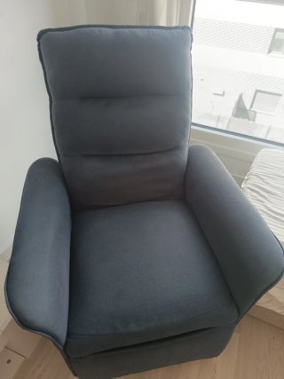 Sillón eléctrico Relax Gris Tela