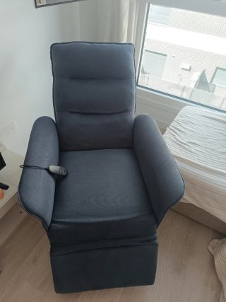 Sillón eléctrico Relax Gris Tela