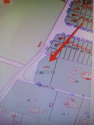 Parcela urbana de 1044 m2 en Burguillos