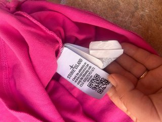 Polo Stone Island Taglia M Rosa