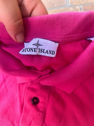 Polo Stone Island Taglia M Rosa